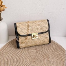 ZF354 Women's Bags One Shoulder Bag Summer Straw Weaving Beach Bag For Women Handmade Fashion Women Casual Crossbody Handbag