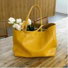 Latest Fashion Simple Style Custom Tote Bags Women Handbags Ladies Genuine Leather Shoulder Bag