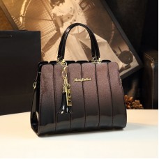 2024 New Block Design Luxury Handbag for Middle aged Mom's Bag, Single Shoulder Crossbody Bag, Genuine Leather Women's Bag Trend