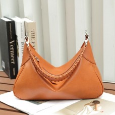 New genuine leather women's shoulder bag Underarm bag Casual fashion high quality vegetable tanned cowhide ladies bag