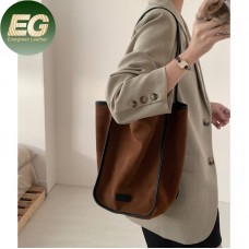 EMG7385 Women's Bucket Single Shoulder Bag tote Genuine Handbags Luxury Large Capacity The Fashion Custom Leather Suede Bags