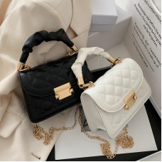 2024 Popular Korean Fashion Ins Women's Portable Handbag Small Square Design