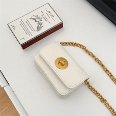 Cream Mini Bag Fashion Trend South Korean New 3 Position Card Bag Advanced Sense Small Design Chain Bag Female