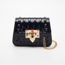 ZHUIYU Wholesale Price Studded Macaron small Jelly Bag new trend Mini chain crossbody bag mini coin purse bag