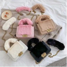 High demand products exquisite fashion mini plush women's summer handbag