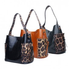 2023 new fashion women's shoulder bags bucket bags leopard printed ladies shoulder bags