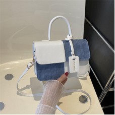 Wholesale Splice Shoulder Bags Fashion PU Leather Ladies Handbags Square Underarm Crossbody Bag Block