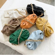 Underarm Bags Women Shopping Thick Gold Chains Purse and Handbags Luxury Designer Lightweight Soft Shoulder Cloud Bags